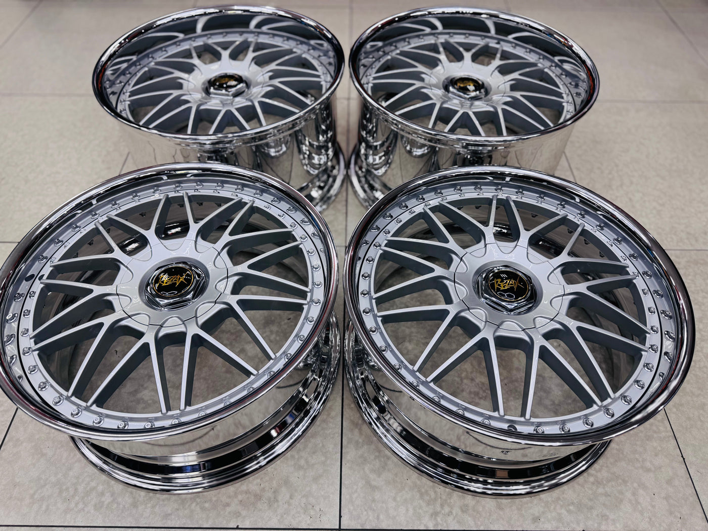 20” REZAX 2pce split forged  wheels