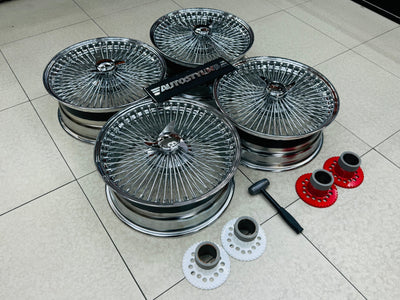 20” AS - 1000 SPOKE WIRE WHEEL FITS ALL CARS