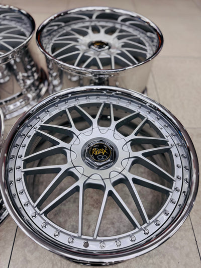 20” REZAX 2pce split forged  wheels