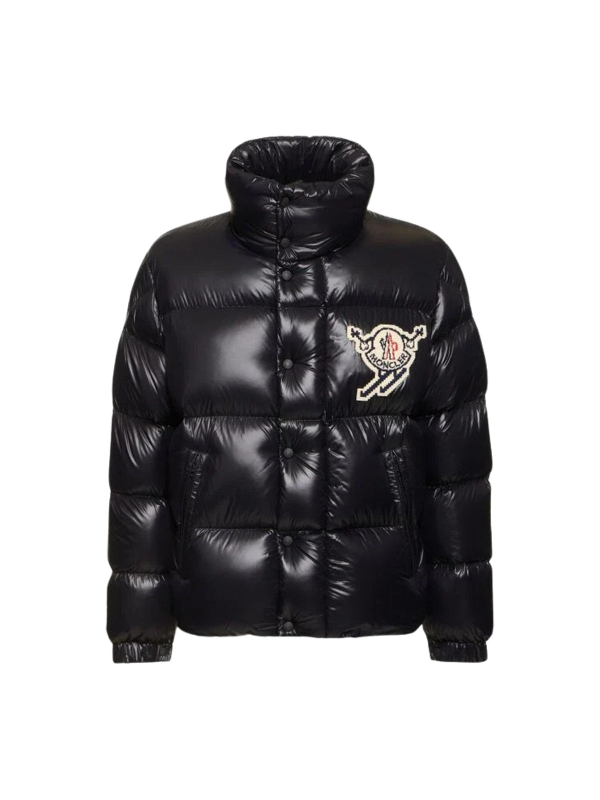 Moncler Jacket Leste Puffer Logo Black
