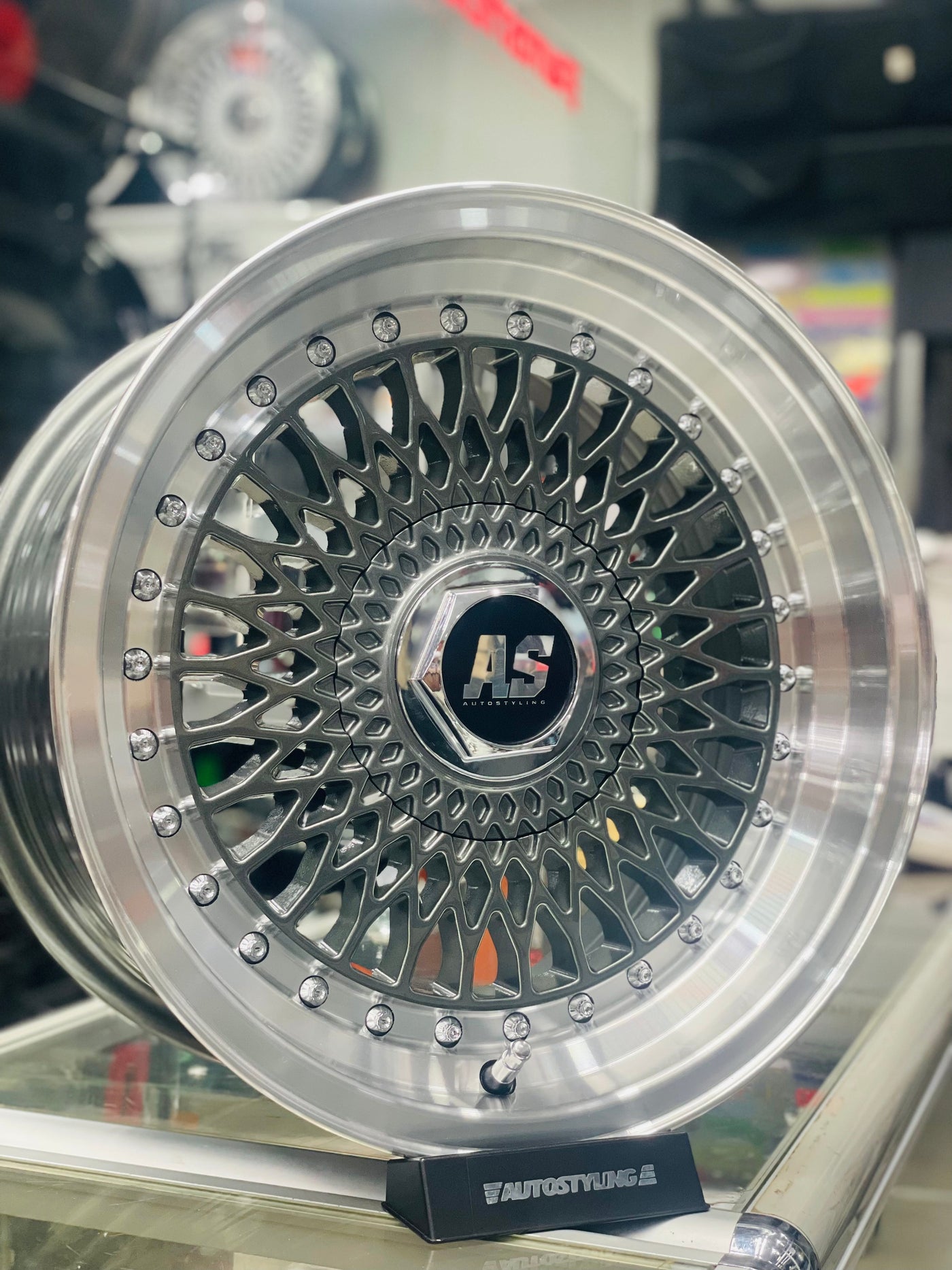 15” M7514 AS-SUPERMESH  4/100 4/114 GUNMETAL