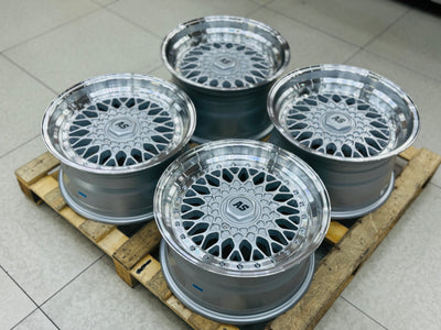 16” AS-MESH 8/9j 4/100 & 5/100 multi hole  SILVER