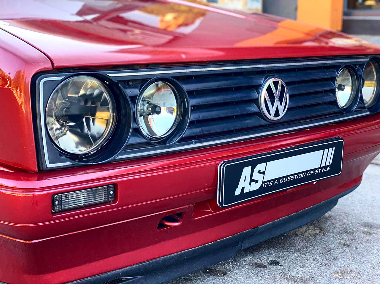 VW GOLF MK1 SMOKED HEADLIGHT OUTER