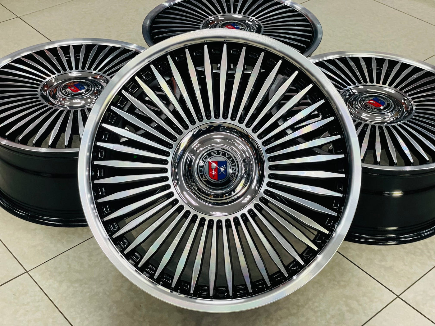 20” AS-ROLLS 5/112 BLACK MACHINE FACE