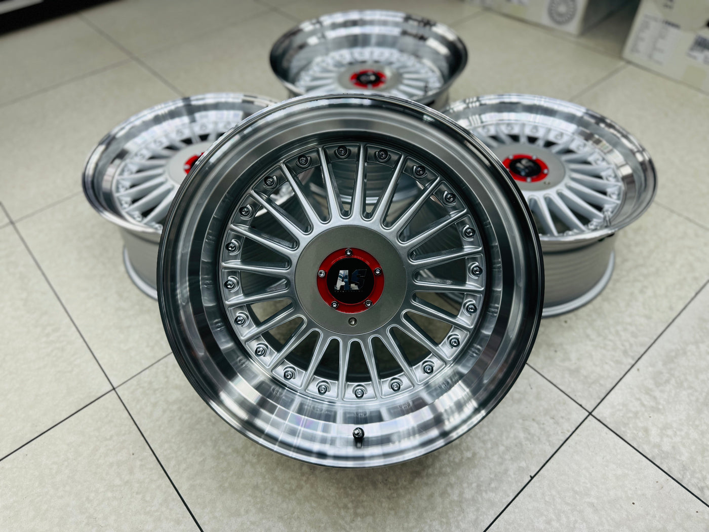 17'' NEW 10J AS-PINA SILVER 4/100 & 4/114 MULTI PCD