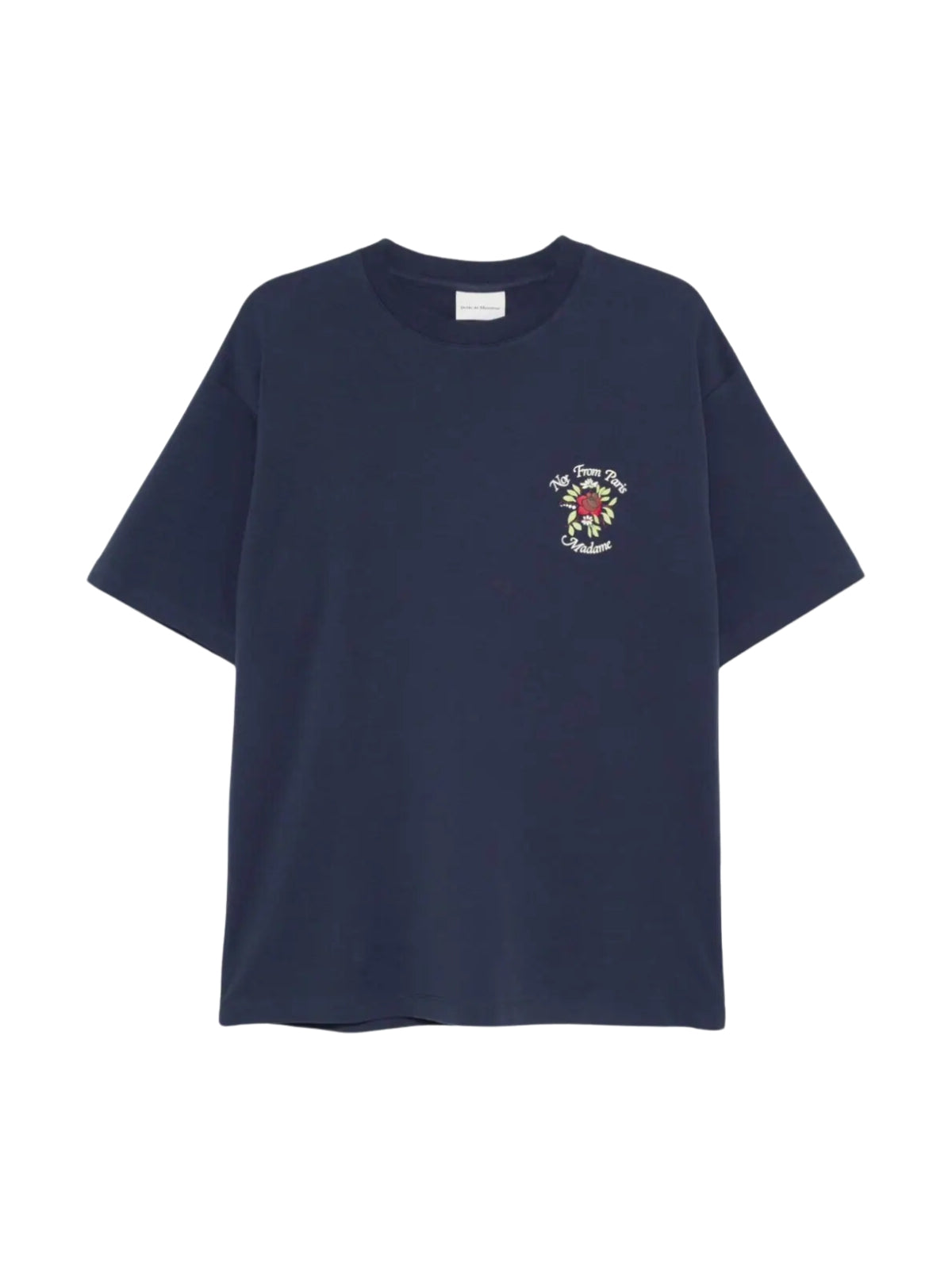 Drole De Monsieur T-Shirt Floral Paris Navy