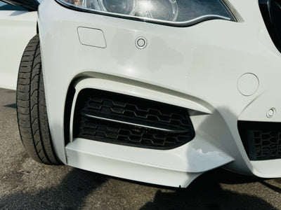 BM F22 FACELIFT MP GLOSS BLACK  BUMPER CANARDS