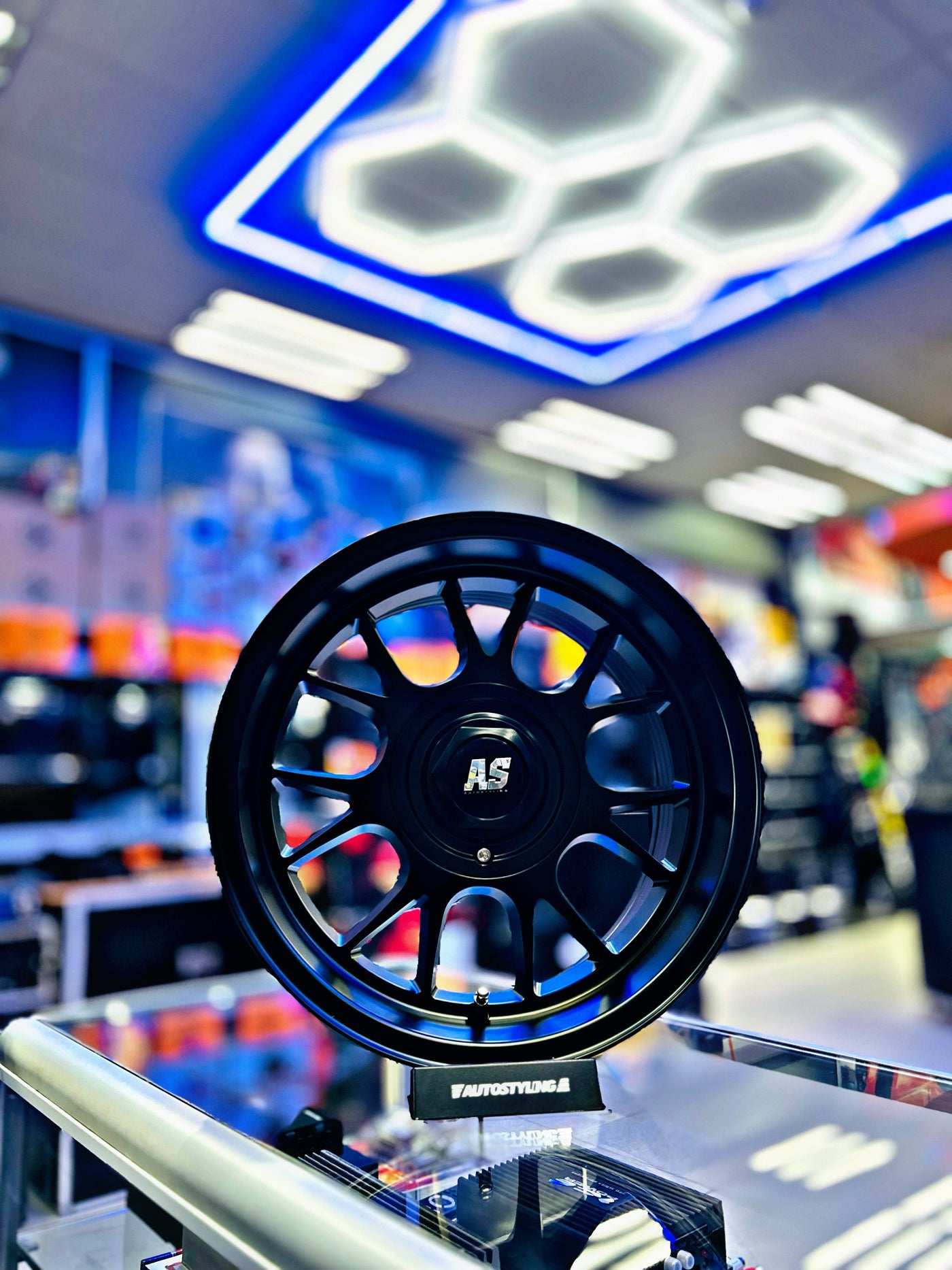 15” AS- 7563   4/100 4/108 full matt black wheels