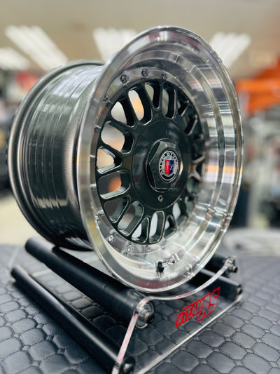 15” AS- 7492 5/100 5/114 grey gunmetal wheels