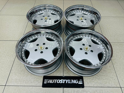 18” WORK RYVER 3 pce split wheels 5x120  pcd