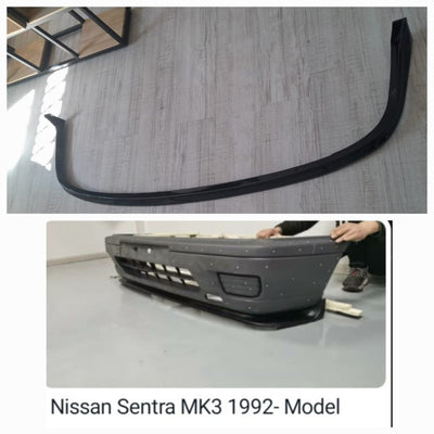Nissan Sentra Sti 1992 mk3 3pce plastic front spoiler