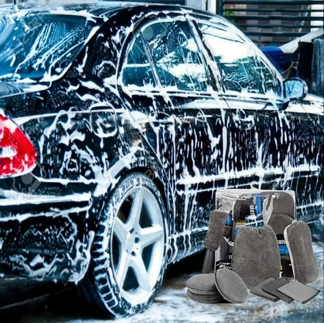 9pcs Car Cleaning / detail  Kit