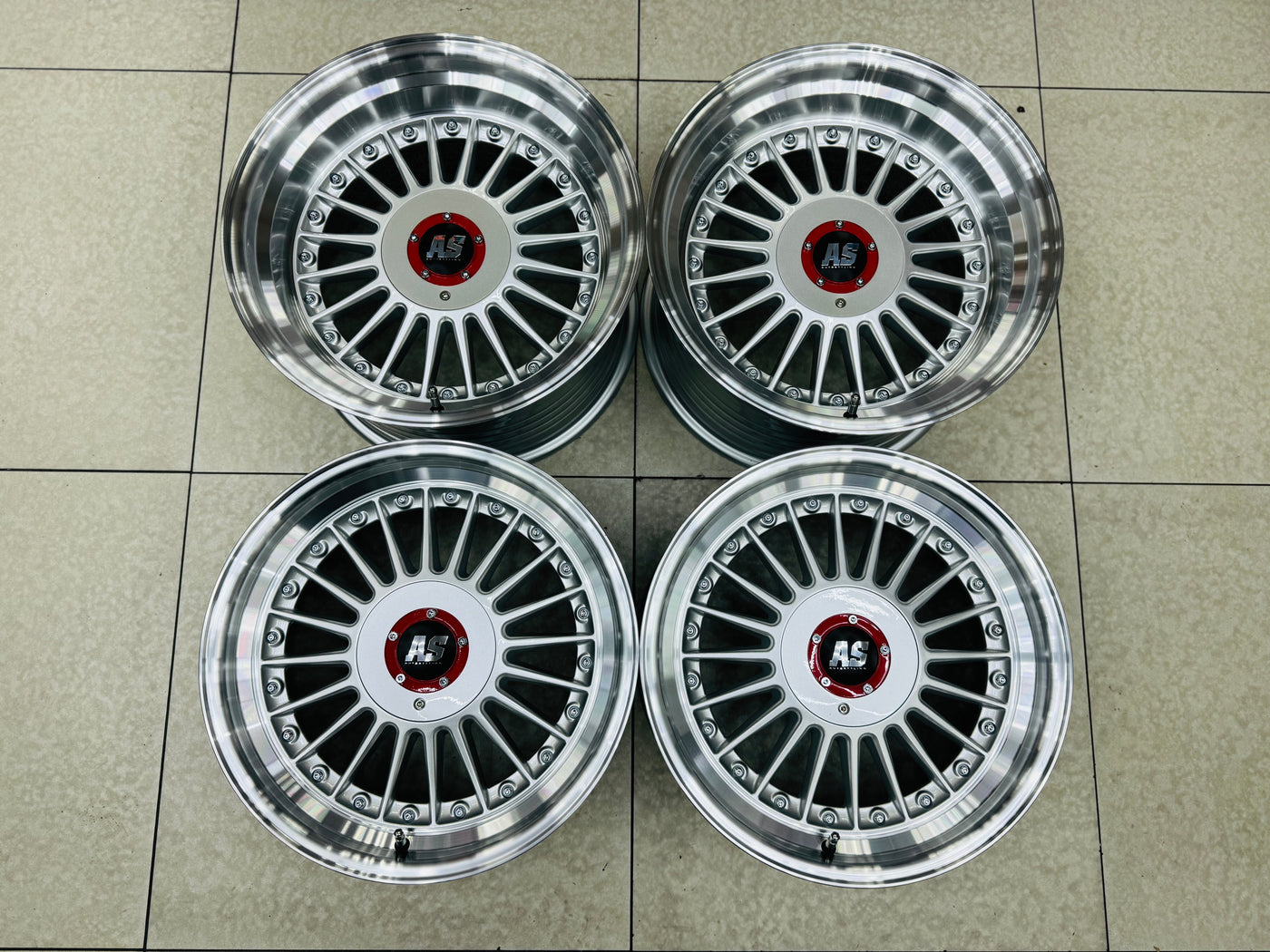 17'' NEW 10J AS-PINA SILVER 4/100 & 4/114 MULTI PCD