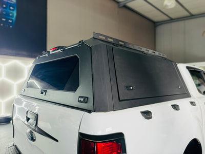 FORD RANGER T7 BLACK STEEL CANOPY