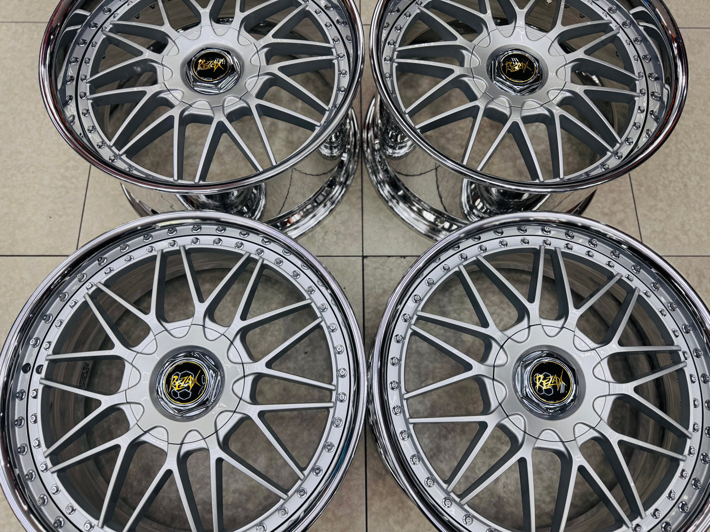 20” REZAX 2pce split forged  wheels