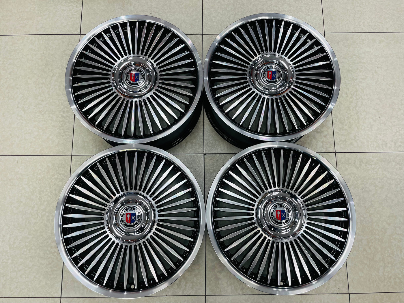 20” AS-ROLLS 5/112 BLACK MACHINE FACE