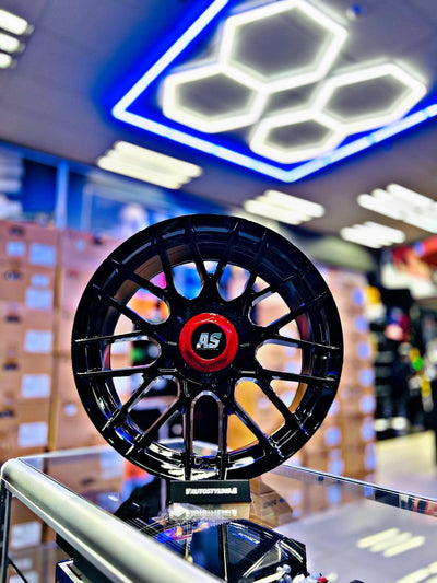 17” AS-RSE  CONCAVE 5/100 GLOSS BLACK WHEELS