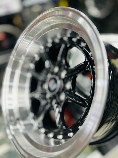 15” AS-7168 MINI LITES SILVER  4/100 4/108 wheels