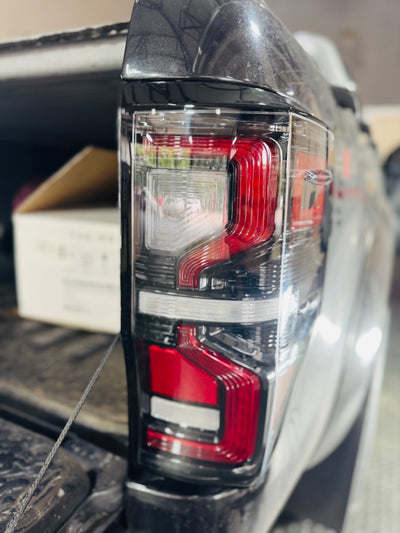 VLAND Full LED Tail Lights For Ford Ranger (T6) 2012-2018 BLACK