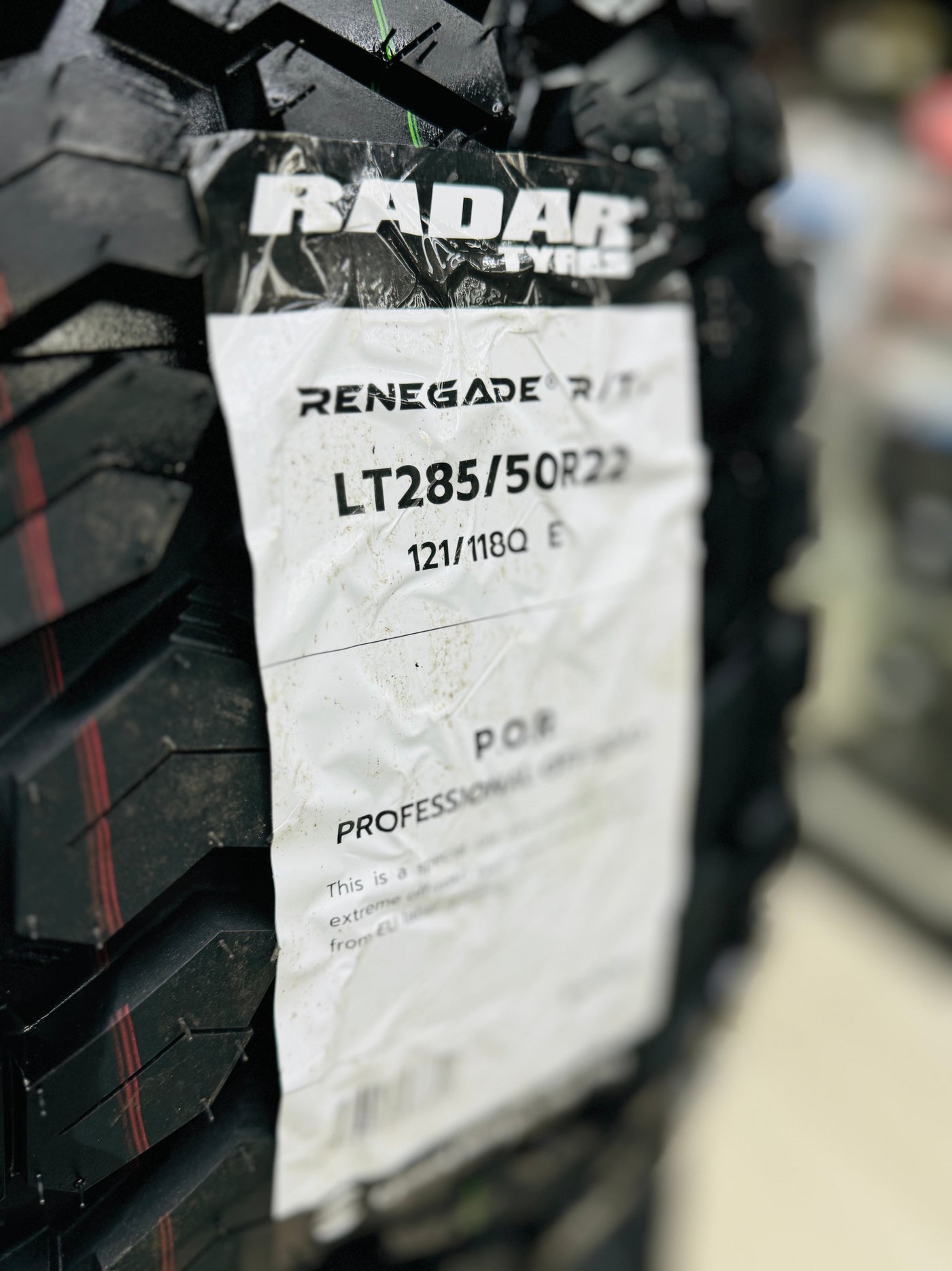 RADAR RENEGADE  RT+ 285/50/22 TYRES