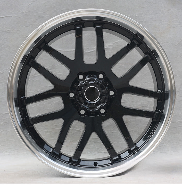 20” AS-F32JT246 6/139 BLACK BAKKIE RIMS