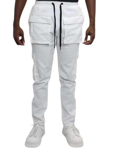 Capone Cargo Pants Relaxed White