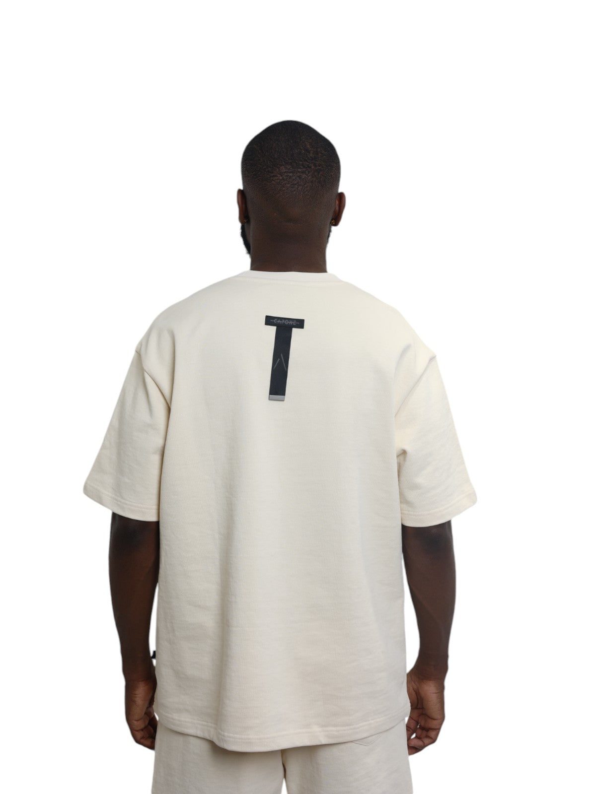 Capone T-Shirt Lounge Wear Oversized Oatmeal