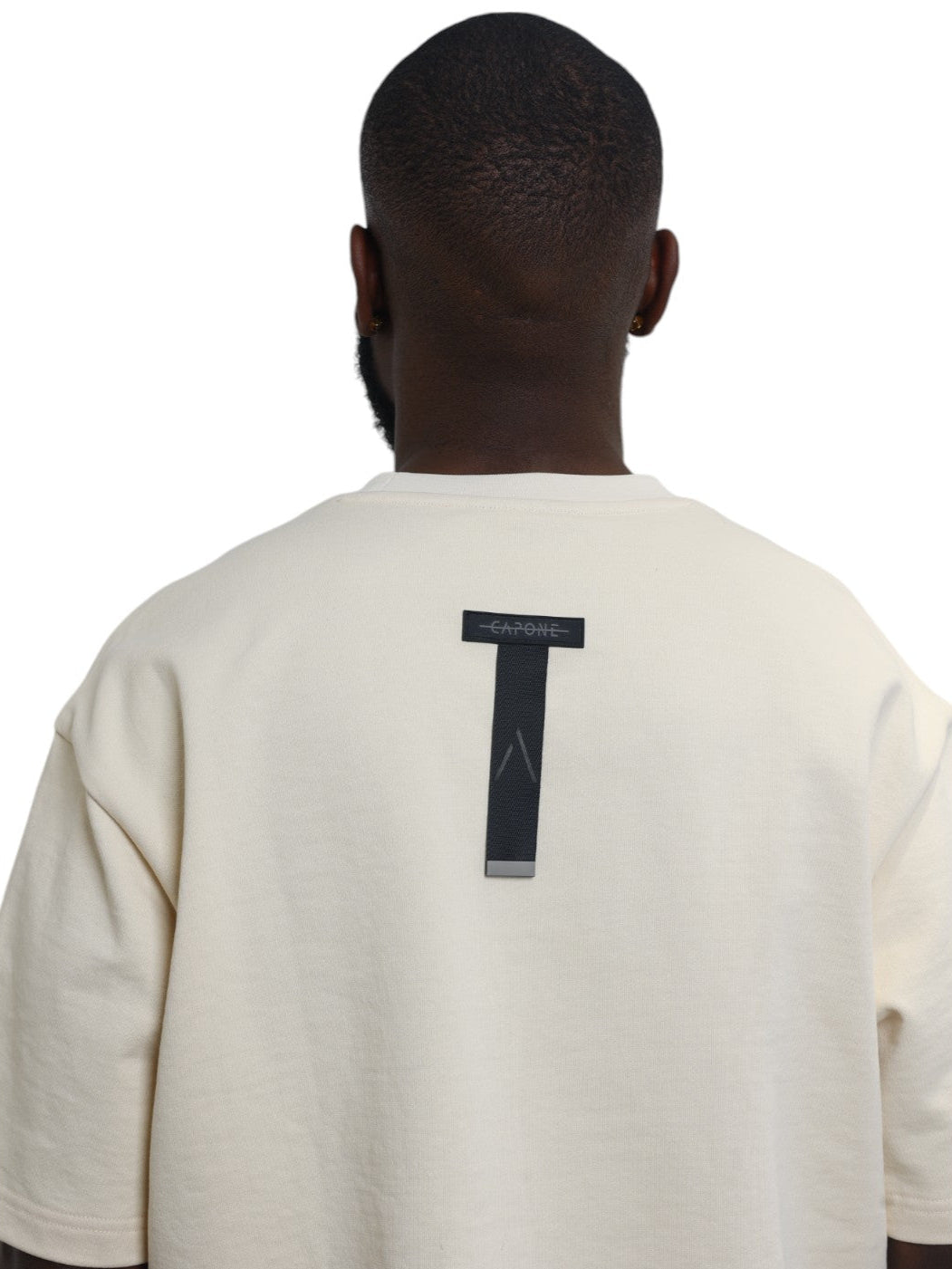 Capone T-Shirt Lounge Wear Oversized Oatmeal