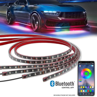 App Controlled RGB LED Under Car Light Kit