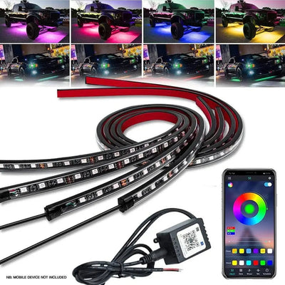 App Controlled RGB LED Under Car Light Kit