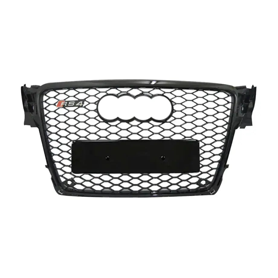 Audi A4 B8 (08-12) RS4 Style Gloss Black Upgrade Grille