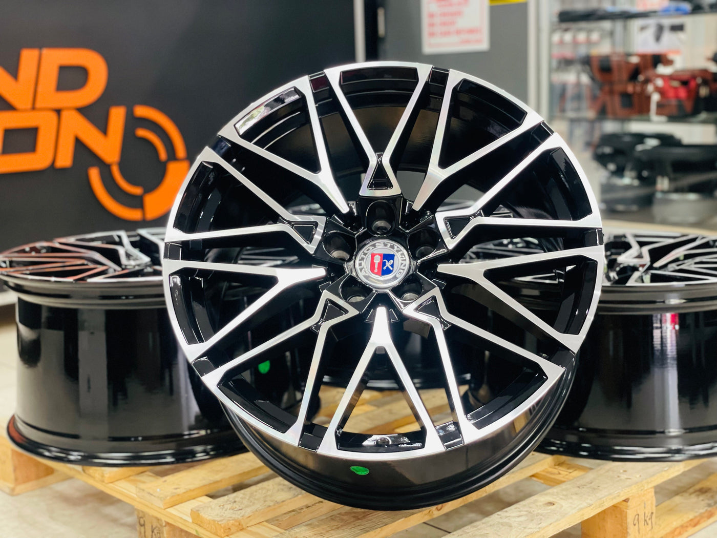20” AS- BM X5 5063  5/120 BLACK MACHINE FACE