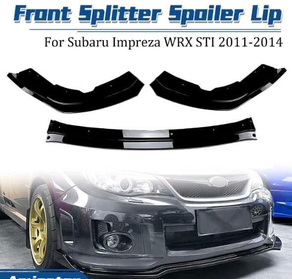SUBARU WRX STI 2011-2013 3PCE  FRONT SPOILER