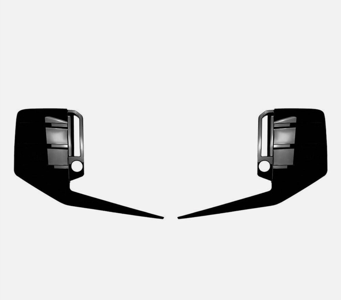 M2 Rear Bumper Air Vent Cover Gloss Black Trim for BMW G87 M2 Coupe 2022-2024