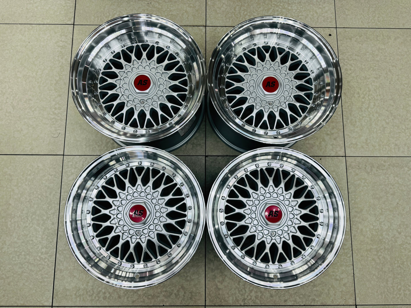17” AS-MESH 8.5/10j 4/100 4/114 SILVER