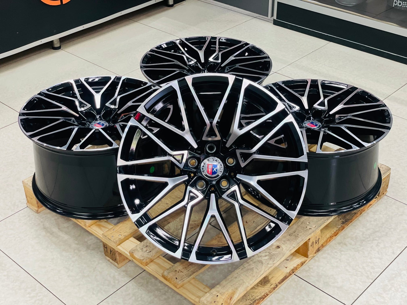 20” AS- BM X5 5063  5/120 BLACK MACHINE FACE