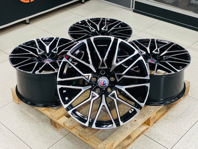 20” AS- BM X5 5063  5/120 BLACK MACHINE FACE