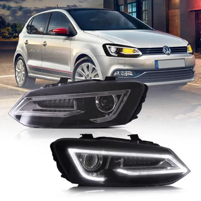 VLAND VW POLO 6 TUBE LED HEADLIGHT