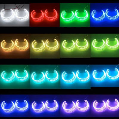 BM E46 3-Series Non-Projector RGB App Control LED Angel Eye Rings