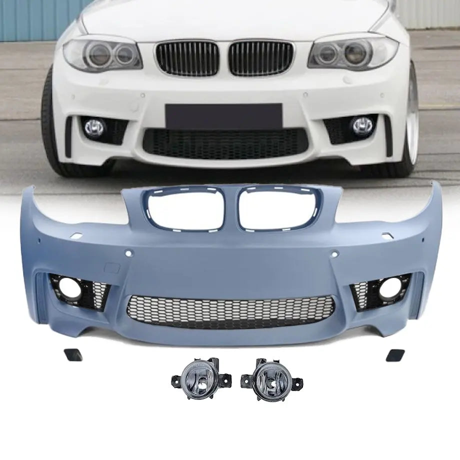 BM E82 / E87 (1-Series) - 1M Style Plastic Front Bumper Upgrade