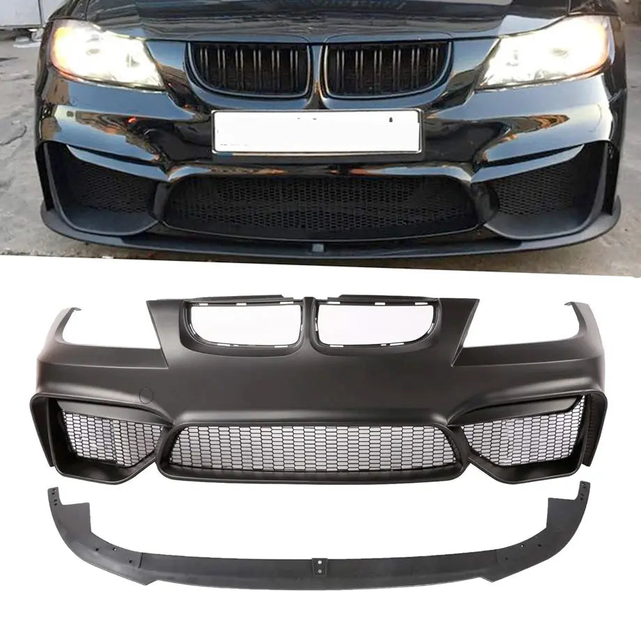 BM E90 Pre-Facelift (05-09) M4 Style Plastic Front Bumper