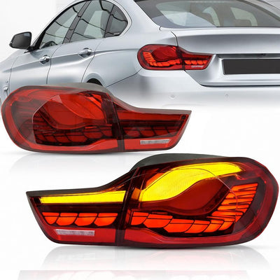 BM F32 / F33 / F36 4-Series CS Style OLED Sequential Red Taillights (14-20)