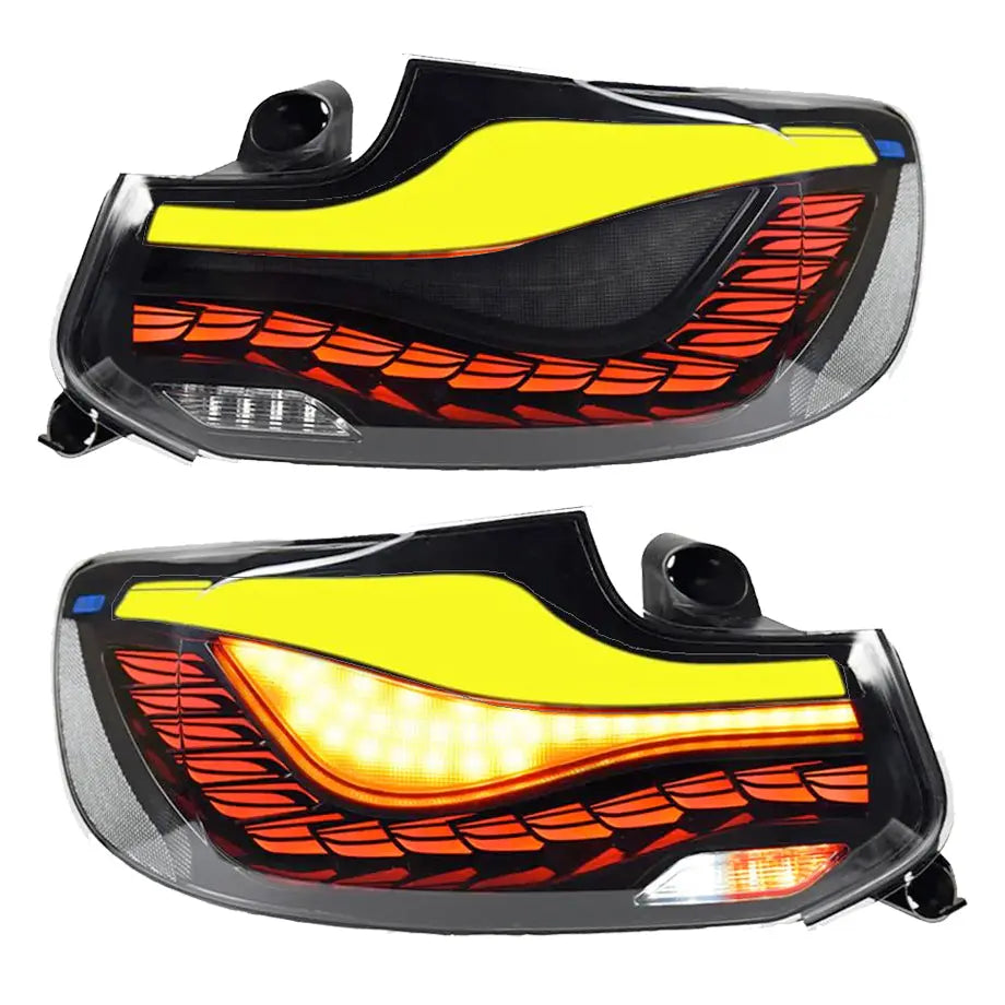 BM F87 M2 CS Style OLED Sequential Smoked Black Taillights