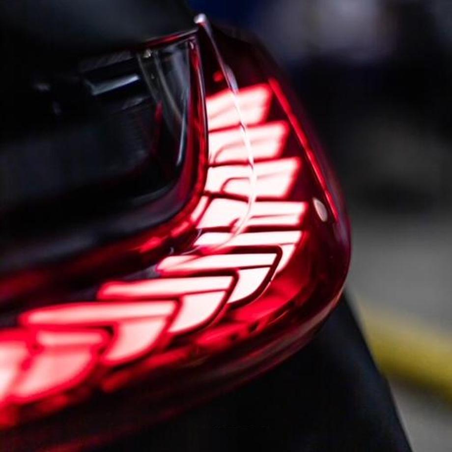 BM G20 3-Series CS Style OLED Sequential Smoked Black Taillights