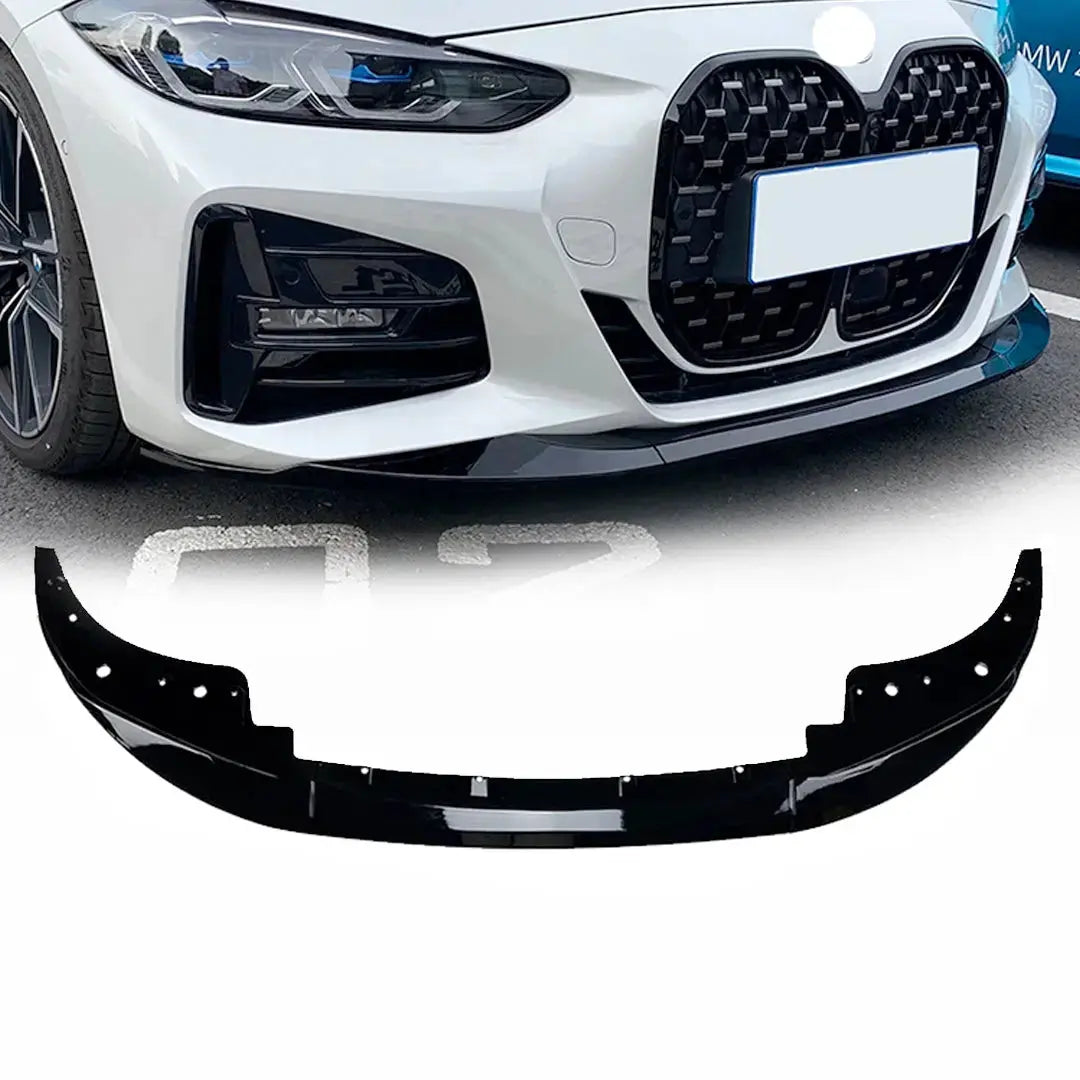 BM G22 4-Series (20-On) Gloss Black 3-Piece Performance Style Front Spoiler