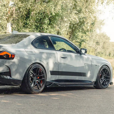 BM G42 2-Series Gloss Black Performance Style Side Skirts (22-On)