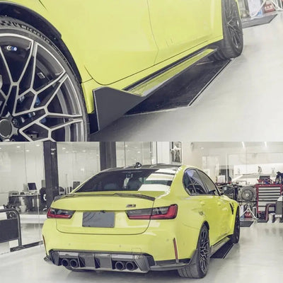 BM G80 / G82 (M3/M4) Performance Style Gloss Black Side Skirts