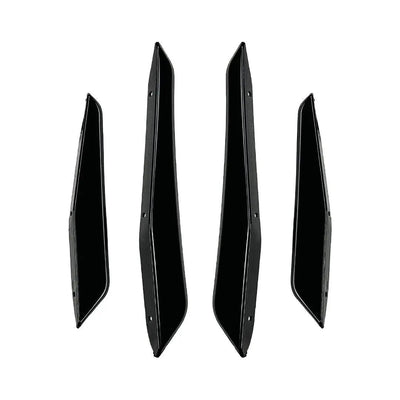 BM G87 M2 Performance Style Gloss Black Front Bumper Canards (4-Piece)