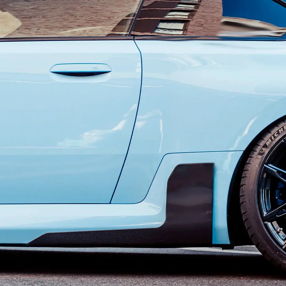 BM G87 M2 Performance Style Gloss Black Side Skirt Extensions