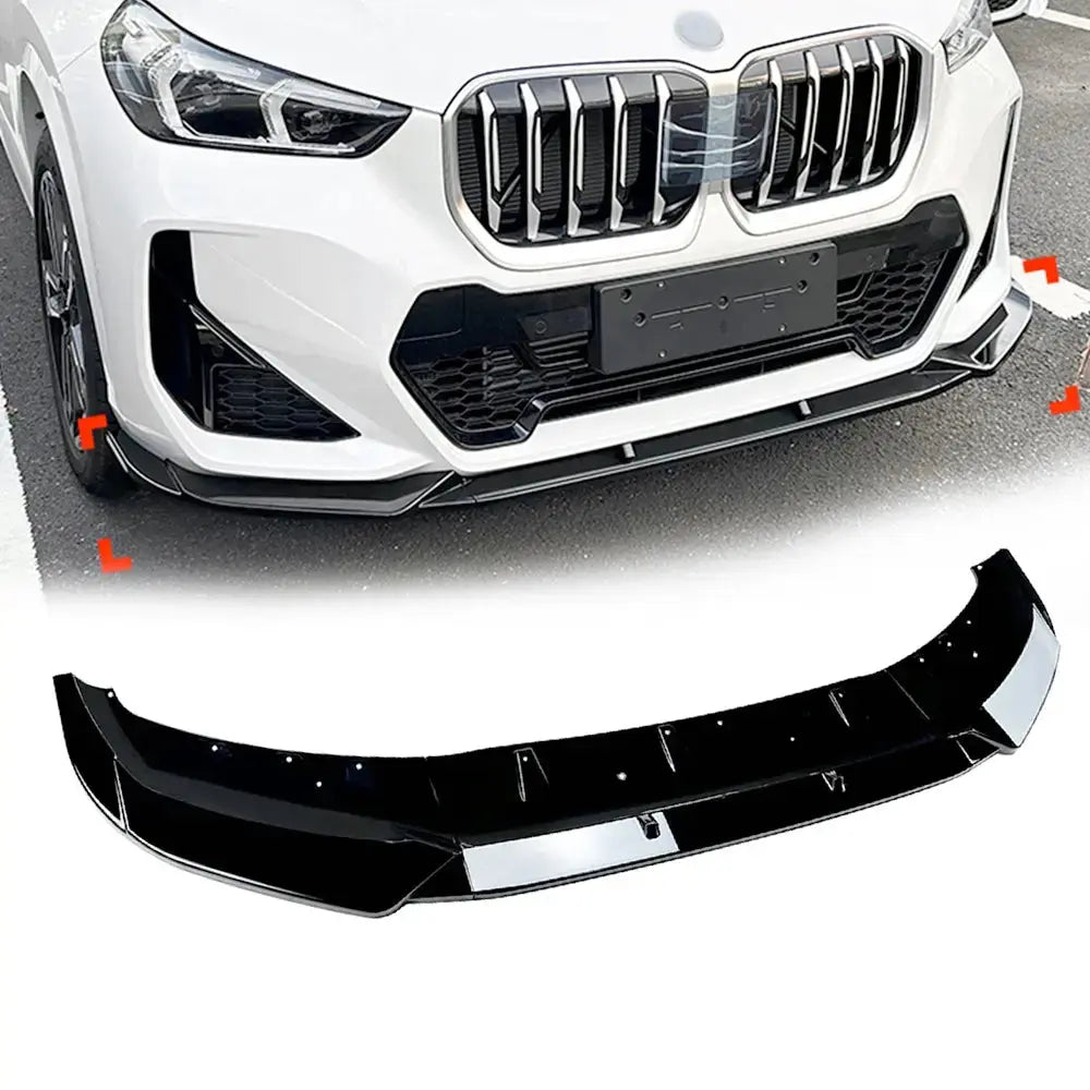 BM X1 U11 Gloss Black 3-Piece Plastic Front Spoiler (23-On) - Type B